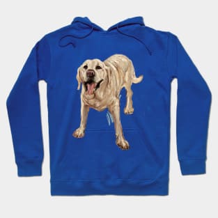 Happy Lab dog smiling Hoodie